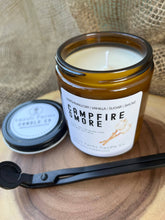 Load image into Gallery viewer, Campfire Smore Candle | Fall Collection | Natural Soy Wax Candle | Marshmallow Vanilla Smoke Chocolate Caramel