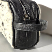 Load image into Gallery viewer, Leather Cowhide Toiletry Bag - Groomsmen Gift - Shaving Kit