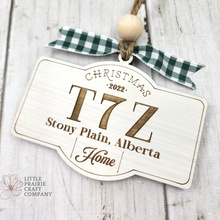 Load image into Gallery viewer, Your Town Personalized Postal Code\Zip Code | Ornament