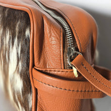 Load image into Gallery viewer, Leather Cowhide Toiletry Bag - Groomsmen Gift - Shaving Kit