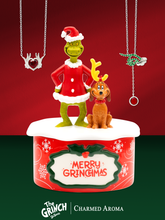 Load image into Gallery viewer, Dr Seuss. The Grinch Candle and Jewelry Tray - Grinch Necklace Collection