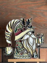 Load image into Gallery viewer, Handmade wooden Christmas Gnome shelf decoration