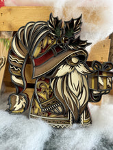 Load image into Gallery viewer, Handmade wooden Christmas Gnome shelf decoration