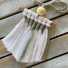 Load image into Gallery viewer, Macrame car diffuser charm/Christmas ornament