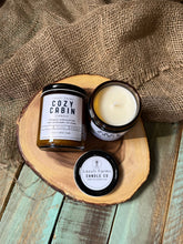 Load image into Gallery viewer, Cozy Cabin Candle | Natural Soy Wax Candle