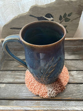 Load image into Gallery viewer, Coffee coaster, mug rug, punch needle mug rugs, candle mat (