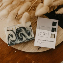 Load image into Gallery viewer, Peppermint Charcoal Soap Bar