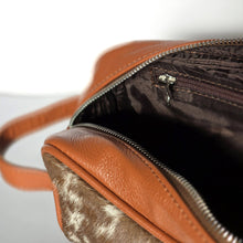 Load image into Gallery viewer, Leather Cowhide Toiletry Bag - Groomsmen Gift - Shaving Kit