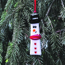 Load image into Gallery viewer, Ornament - White Snowman With Coloured Scarves