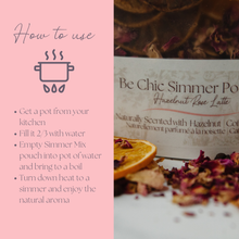 Load image into Gallery viewer, Be Chic Simmer Pot Mix, Natural Hazelnut Rose Aroma