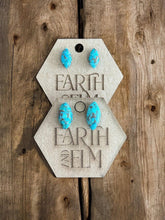 Load image into Gallery viewer, Turquoise Marquise Studs