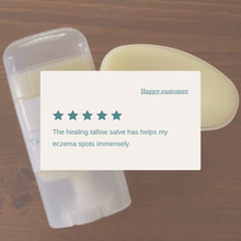 Load image into Gallery viewer, Salve Stick | Tallow + Calendula + Lavender + Beeswax | Natural