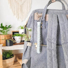 Load image into Gallery viewer, Caught in the Knott-Macrame Wristlet | macrame keychain, cute boho accessories