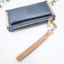 Load image into Gallery viewer, Caught in the Knott-Macrame Wristlet | macrame keychain, cute boho accessories