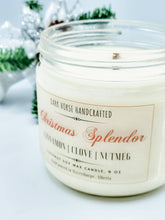Load image into Gallery viewer, Christmas Splendor - Holiday, Natural Coconut Soy Candle