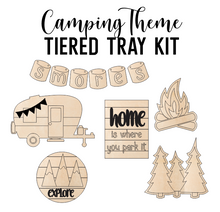 Load image into Gallery viewer, Camping Theme - Tiered Tray Kit