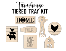 Load image into Gallery viewer, Farmhouse Theme - Tiered Tray Kit