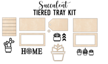 Load image into Gallery viewer, Succulent Theme - Tiered Tray Kit