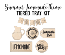 Load image into Gallery viewer, Summer Lemonade Theme - Tiered Tray Kit
