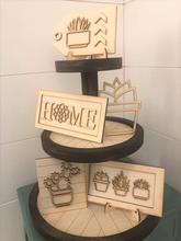 Load image into Gallery viewer, Succulent Theme - Tiered Tray Kit
