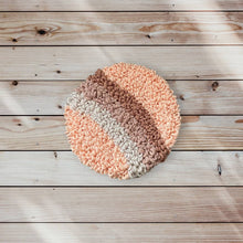 Load image into Gallery viewer, Coffee coaster, mug rug, punch needle mug rugs, candle mat (