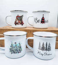 Load image into Gallery viewer, Christmas/Holiday - Camp Mug Coconut Soy Candles - 9 oz