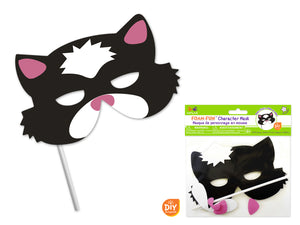 Krafty Kids Kit: DIY Foam Character Mask w/Prop Stand B) Cat