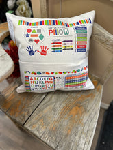 Load image into Gallery viewer, Pillow pocket cover with pillow insert
