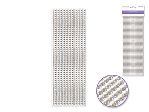 Paper Craft Sticker: 4mm Gem Lines 1029pc Value-Pack B) Crystal