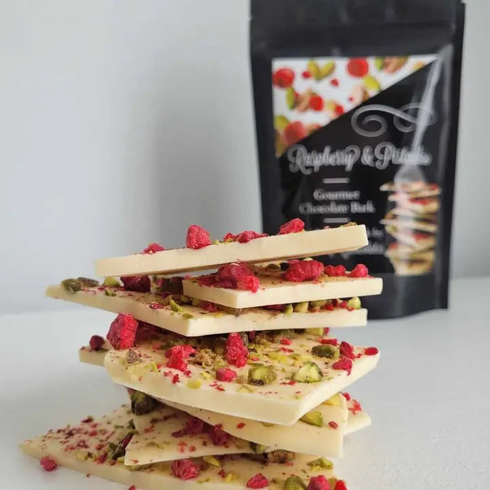 Raspberry Pistachio Chocolate Bark Oodles Of Chocolates