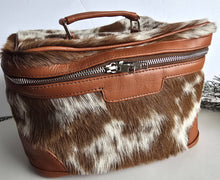 Load image into Gallery viewer, Brown - Cowhide Large Jewelry Bag
