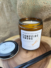 Load image into Gallery viewer, Campfire Smore Candle | Fall Collection | Natural Soy Wax Candle | Marshmallow Vanilla Smoke Chocolate Caramel
