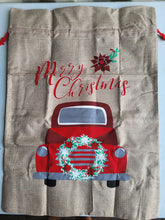 Load image into Gallery viewer, Large Burlap Santa Sacks can be customized

