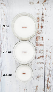 White Christmas - Holiday, Natural Coconut Soy Candle