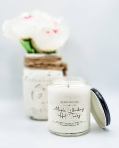 Maple Whiskey Hot Toddy- 100% Natural Coconut Soy Wax Candle