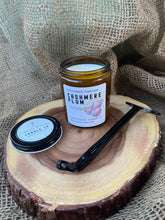 Load image into Gallery viewer, Cashmere Plum Candle | Fall Collection | Natural Soy Wax Candle | Plum Jasmine Tonka Oud Rosehip Santal
