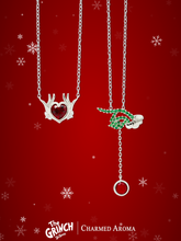 Load image into Gallery viewer, Dr Seuss. The Grinch Candle and Jewelry Tray - Grinch Necklace Collection
