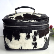 Load image into Gallery viewer, Brown - Cowhide Large Jewelry Bag
