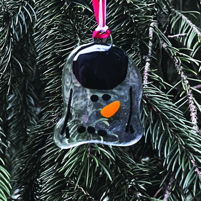 Ornament - Melted Snowman Sun Catcher