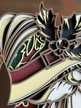 Load image into Gallery viewer, Handmade wooden Christmas Gnome shelf decoration
