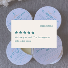 Load image into Gallery viewer, Decongestant Balm | Aromatherapy Balm | Cough &amp; Sinus | Natural Tallow
