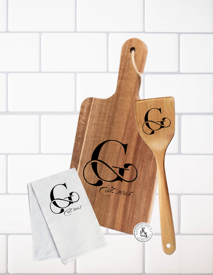 Custom Engraved Kitchen Gift Set – Where Love Meets Craftsmanship