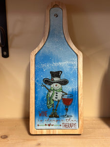 6 piece wine and cheese gift set