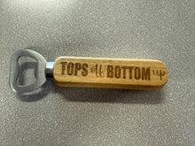 Load image into Gallery viewer, Wooden engraved bottle opener.
