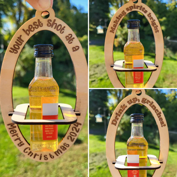 Mini Bottle Ornaments