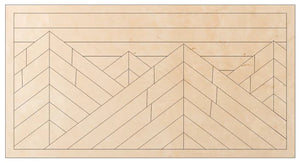 Paintable Mountain Pallet Signs