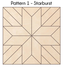 Load image into Gallery viewer, Wooden Paintable Barn Quilt Patterns

