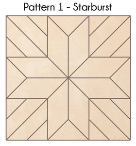 Wooden Paintable Barn Quilt Patterns