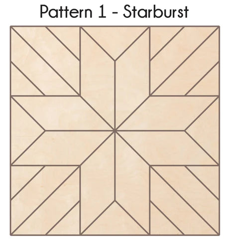 Wooden Paintable Barn Quilt Patterns