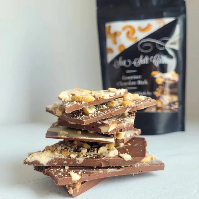 Cashew Sea Salt Chocolate Bark by Oodles Of Chocolates